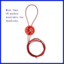 Nylon &Metal Cable Mini Type cable lockout C14